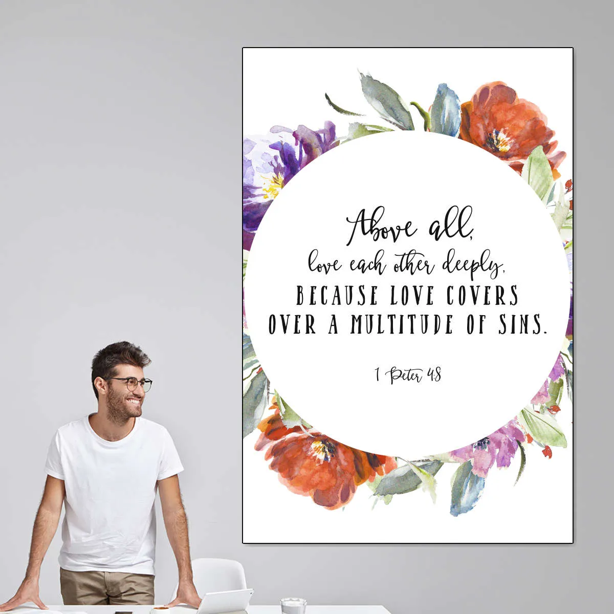 1 Peter 4 Verse 8 Wall Art