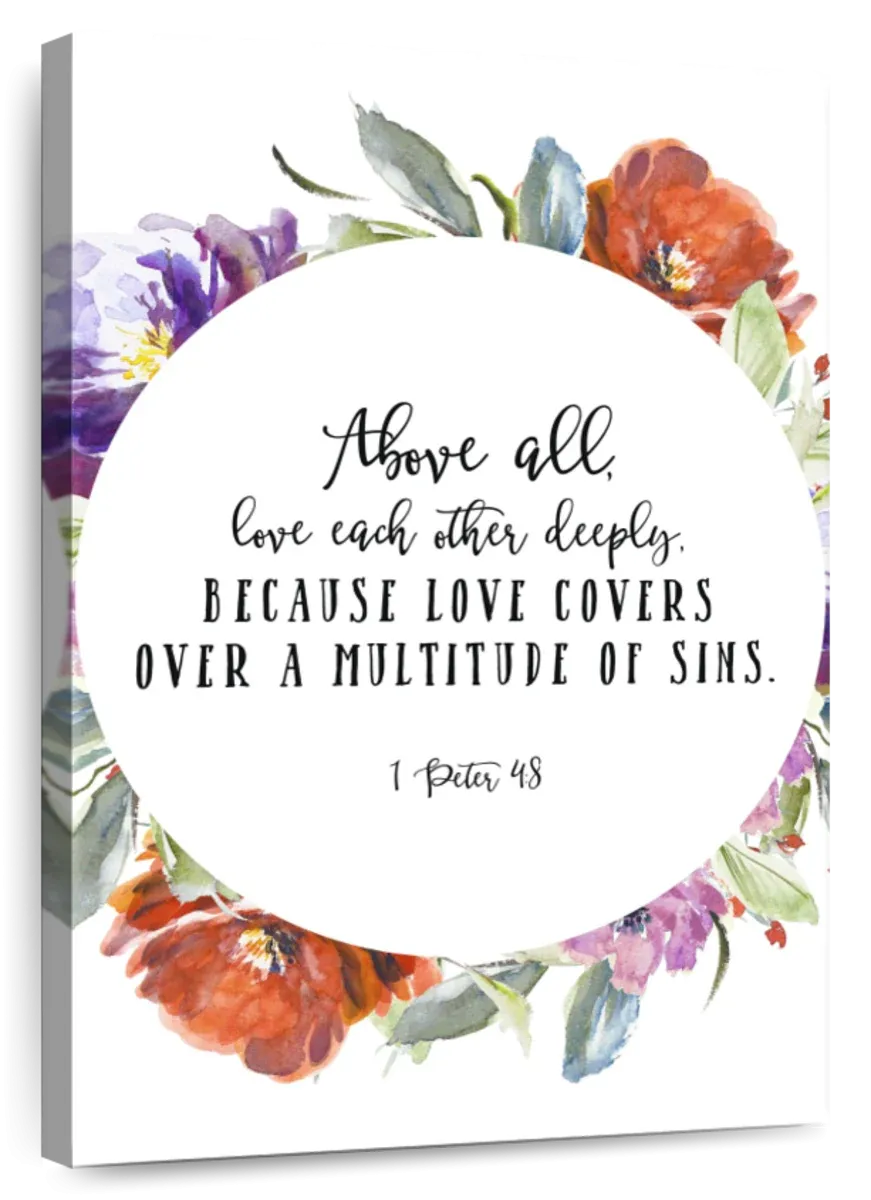 1 Peter 4 Verse 8 Wall Art