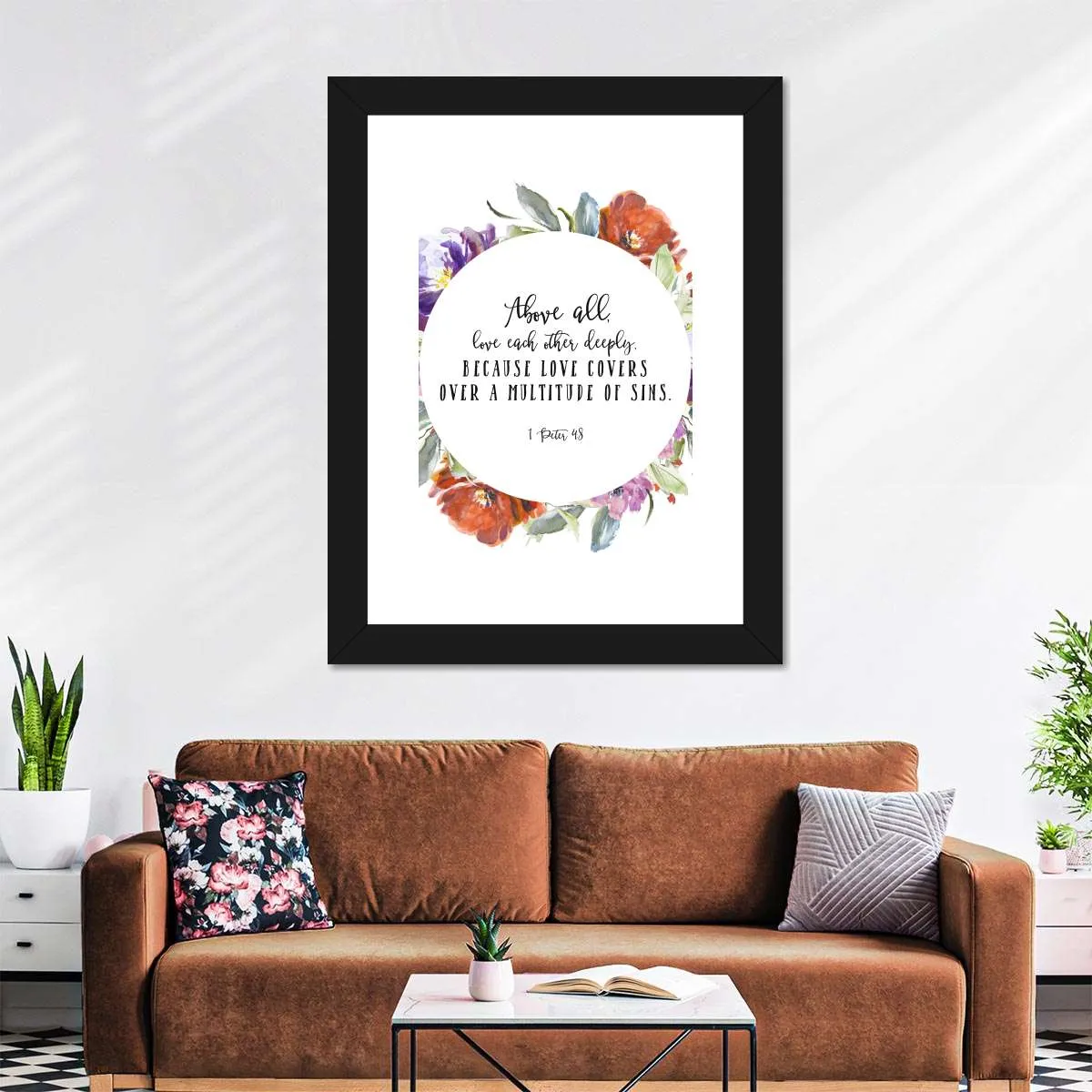 1 Peter 4 Verse 8 Wall Art