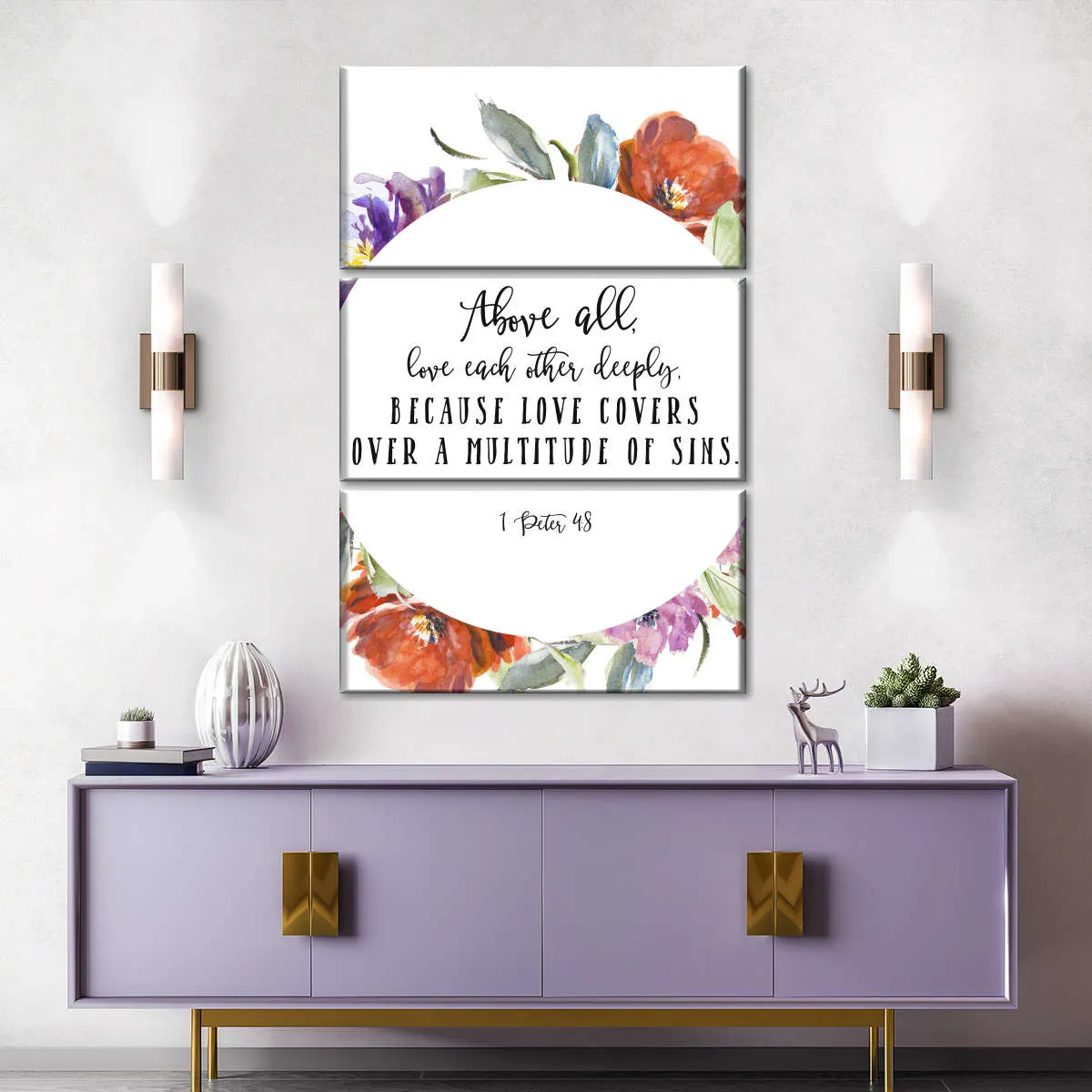 1 Peter 4 Verse 8 Wall Art