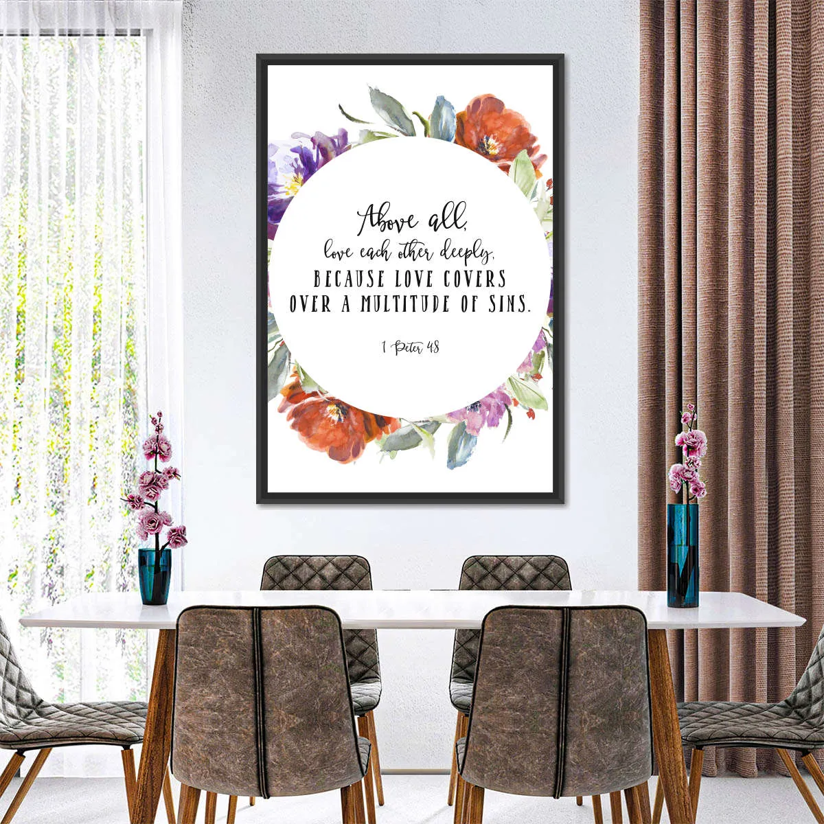 1 Peter 4 Verse 8 Wall Art