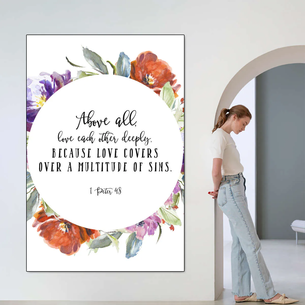 1 Peter 4 Verse 8 Wall Art