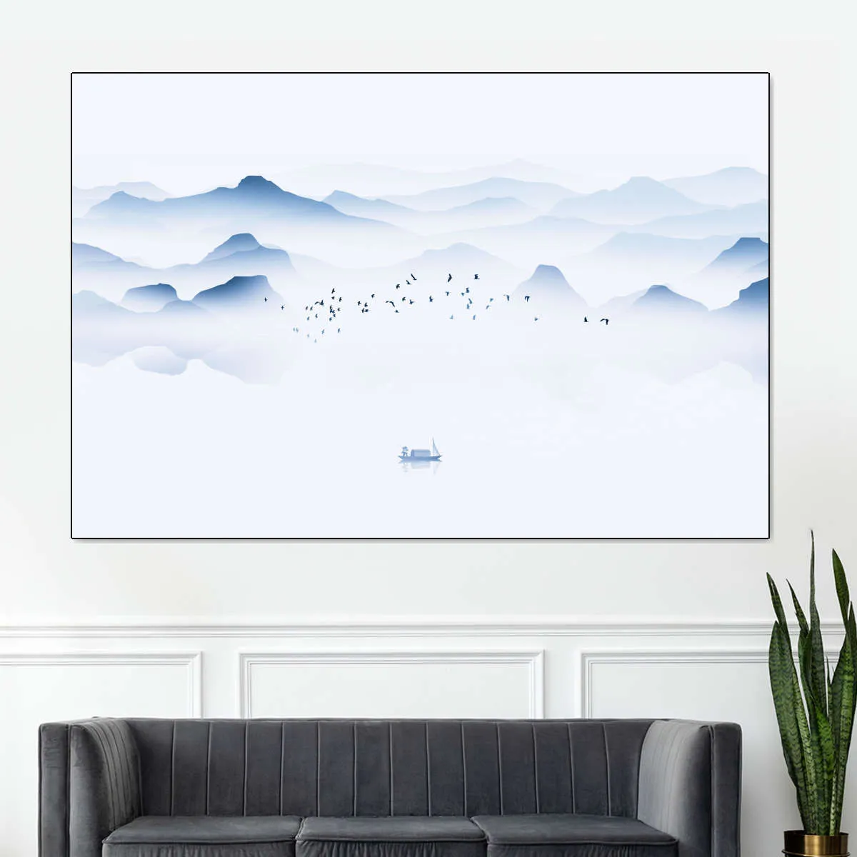 100 Birds Wall Art