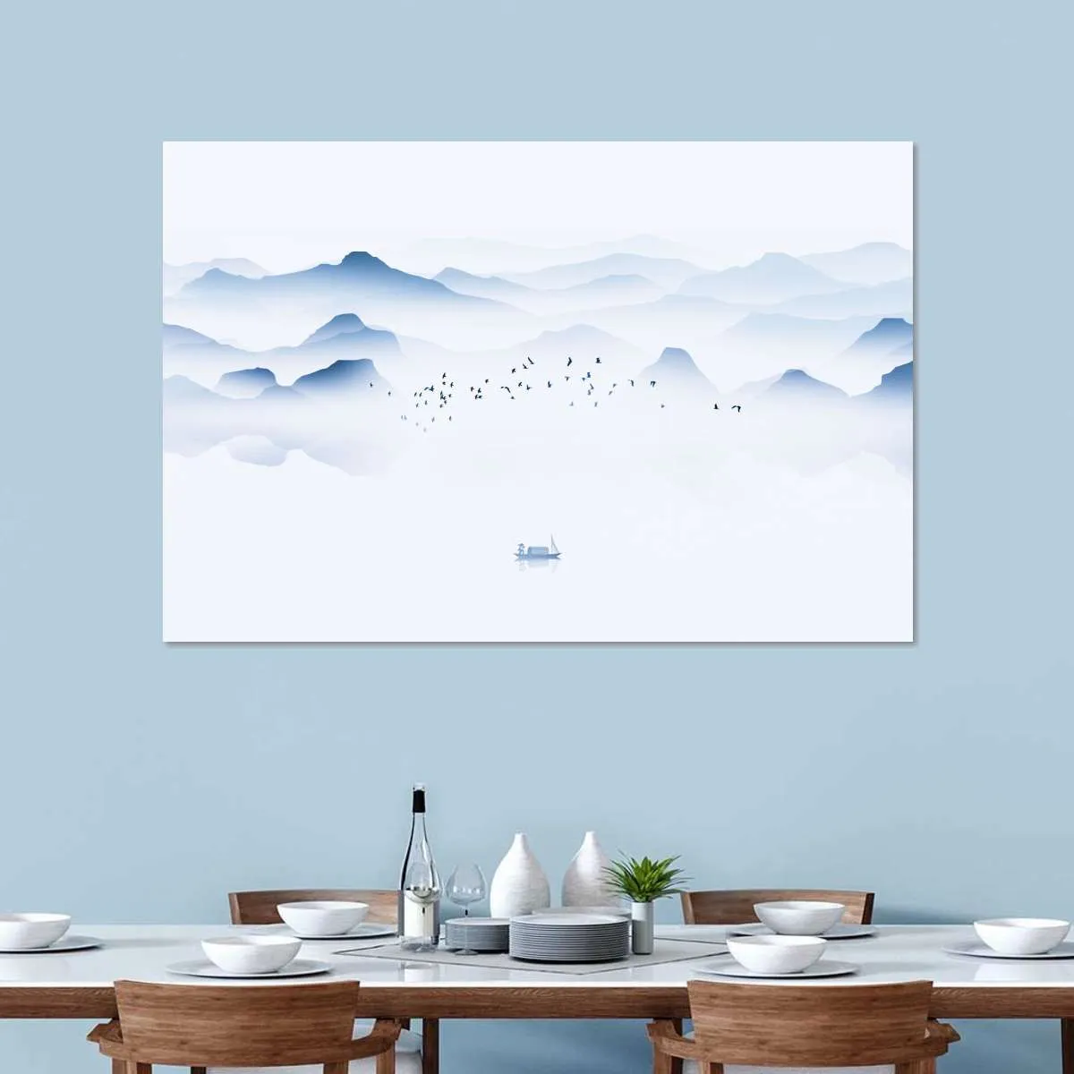 100 Birds Wall Art