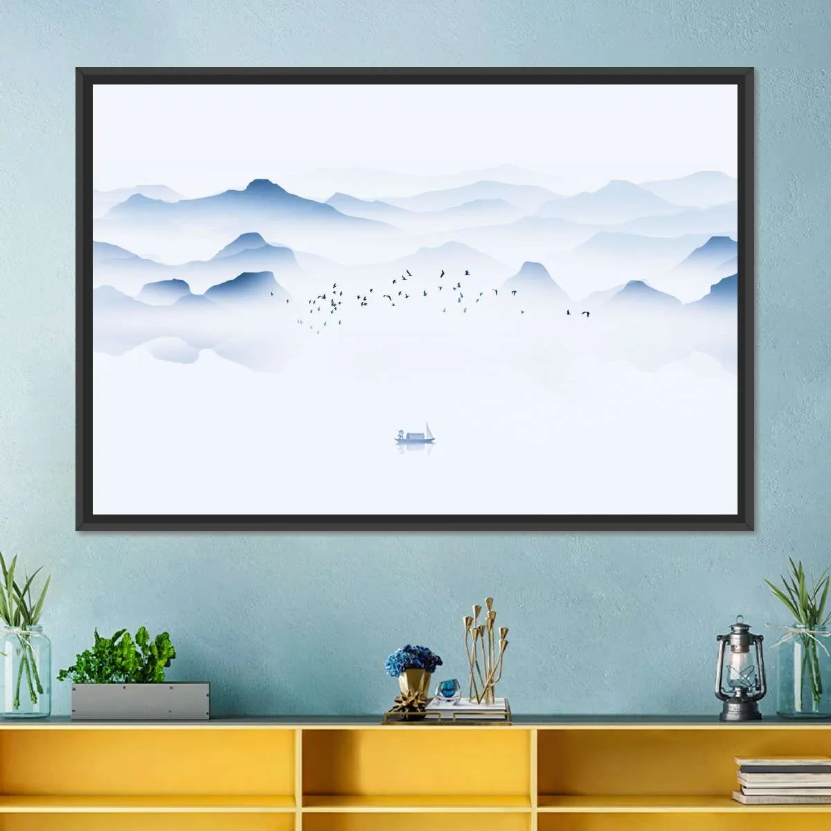 100 Birds Wall Art