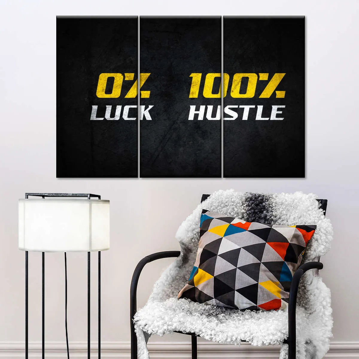 100 Percent Hustle Wall Art