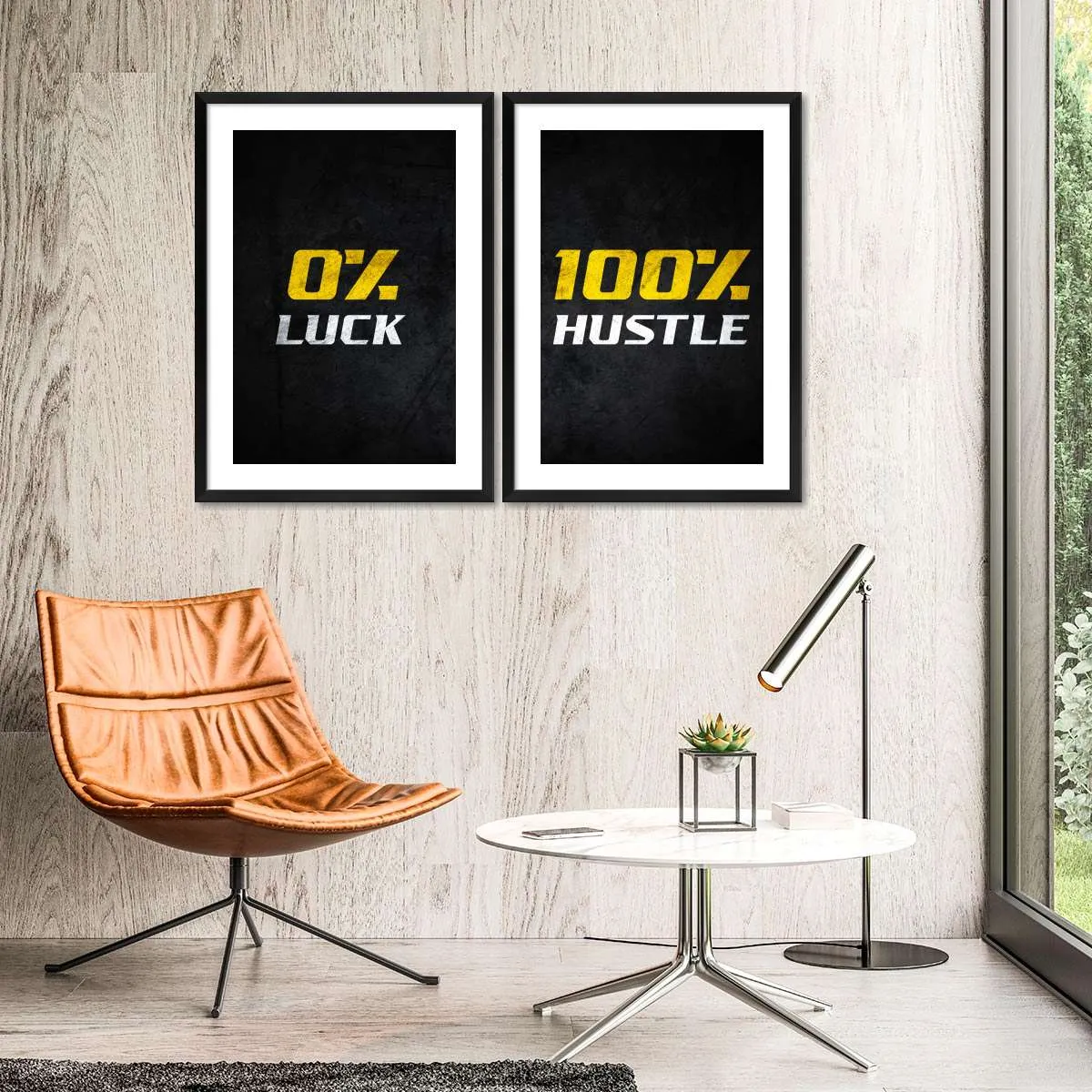 100 Percent Hustle Wall Art