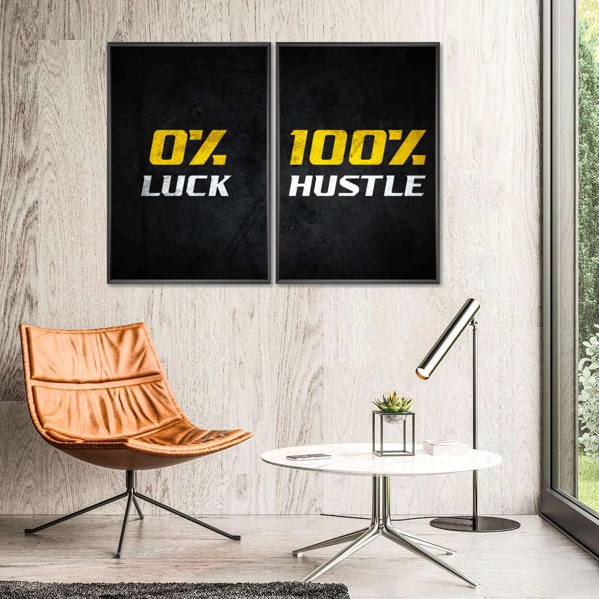 100 Percent Hustle Wall Art