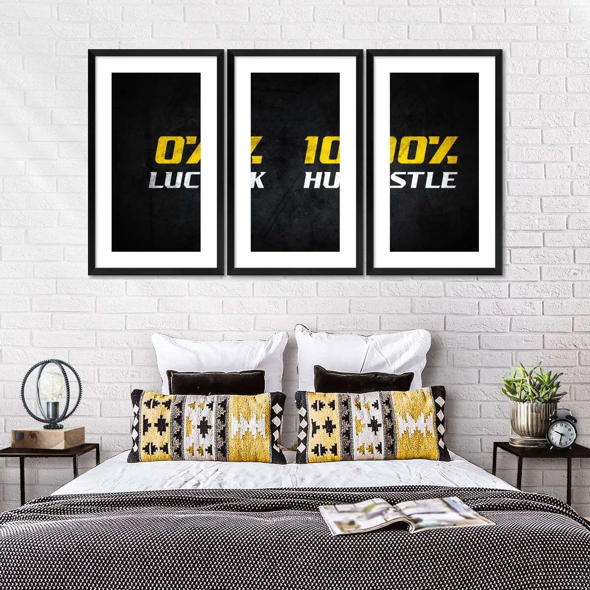 100 Percent Hustle Wall Art