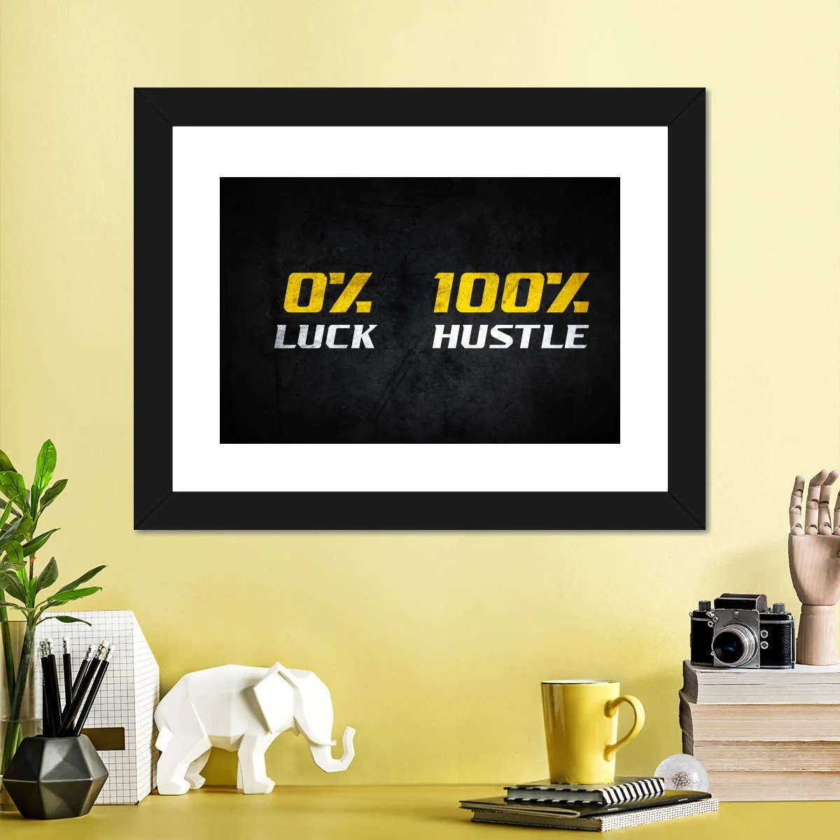 100 Percent Hustle Wall Art