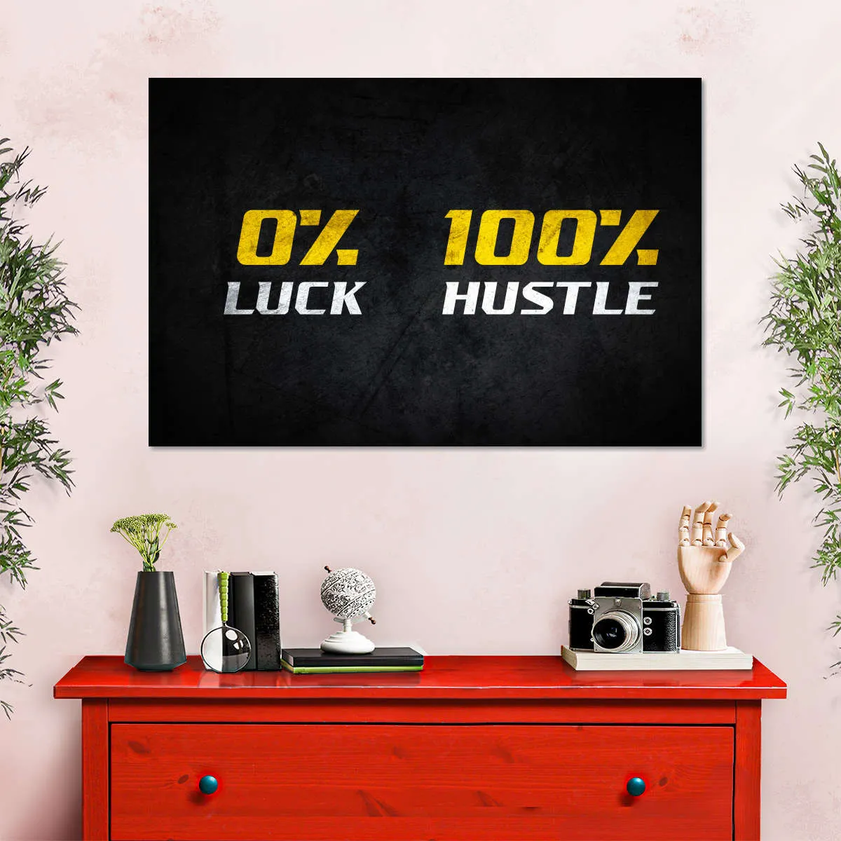 100 Percent Hustle Wall Art