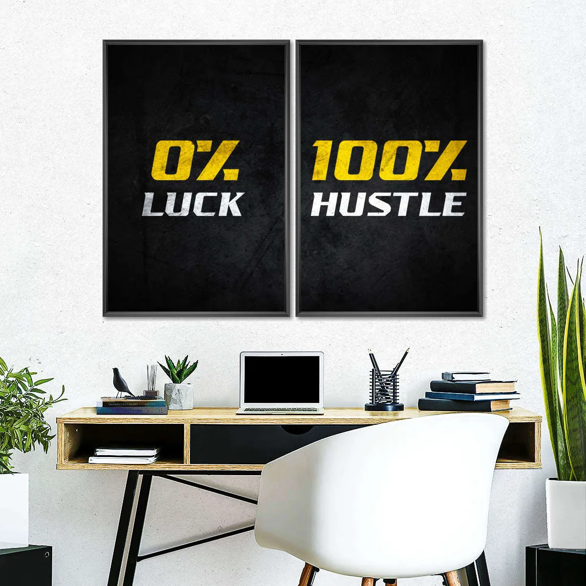 100 Percent Hustle Wall Art