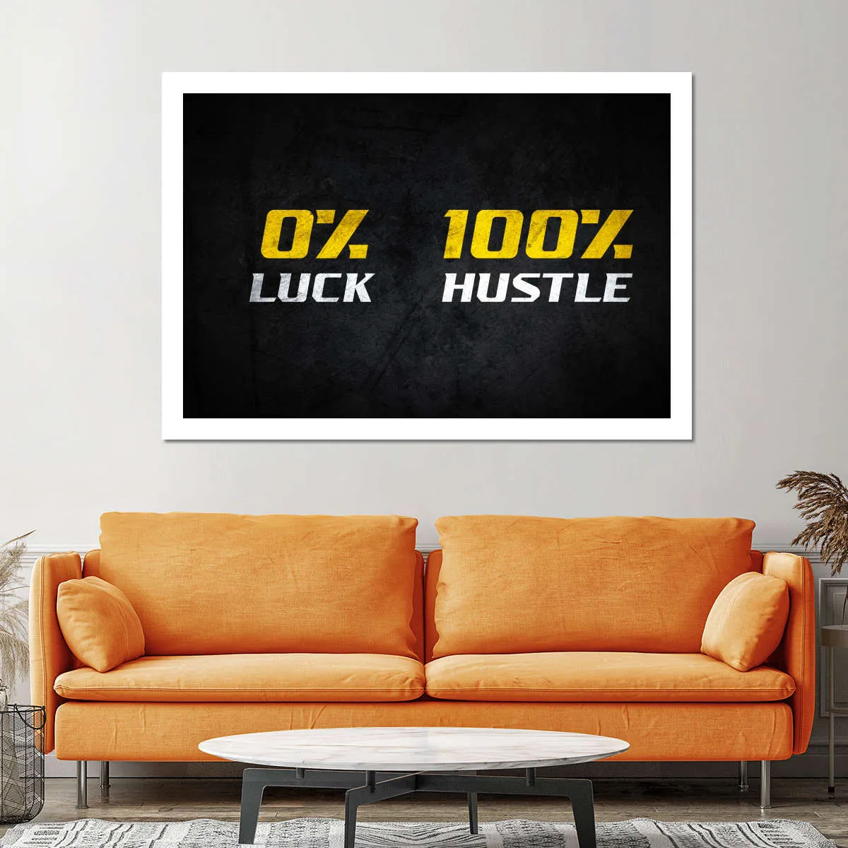 100 Percent Hustle Wall Art