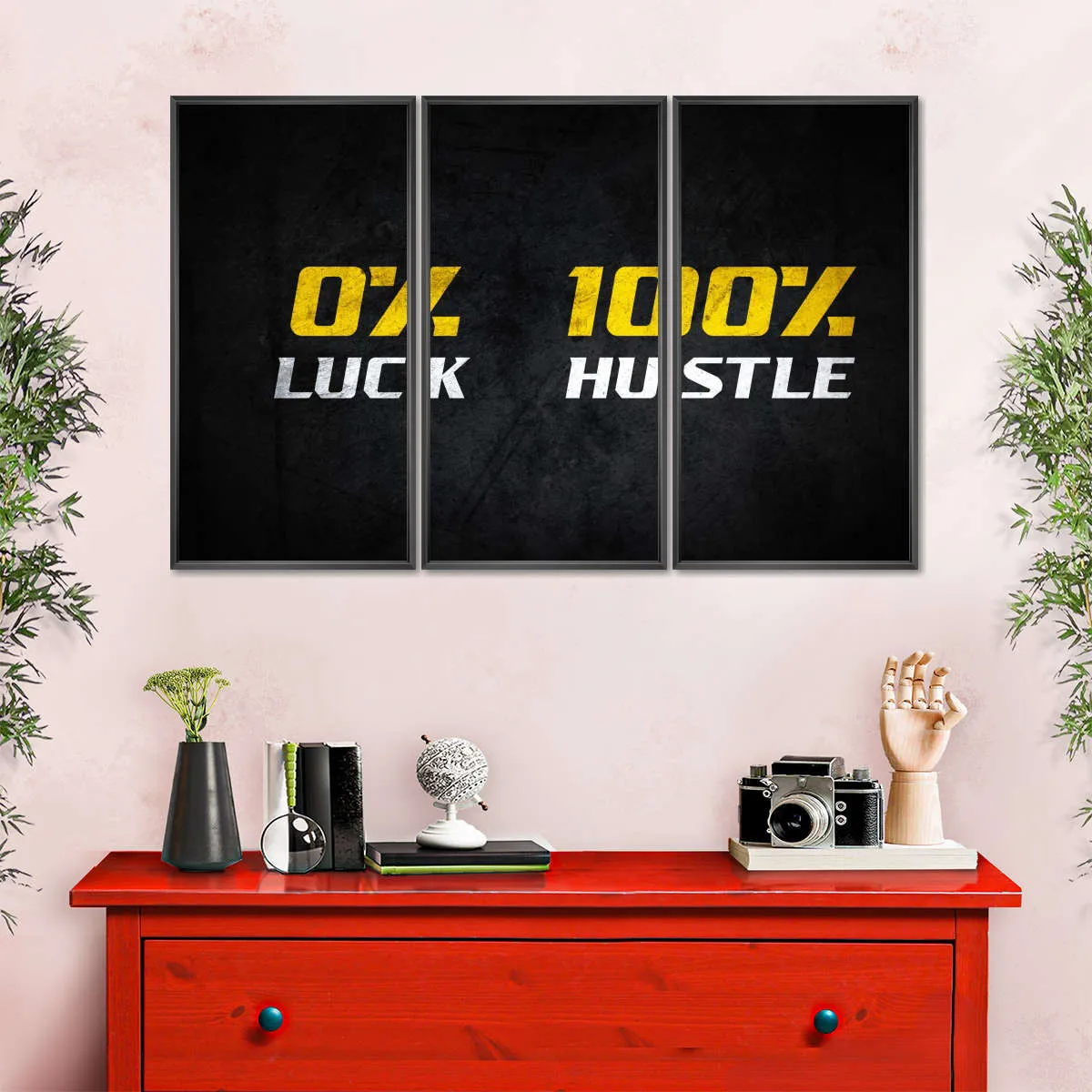 100 Percent Hustle Wall Art