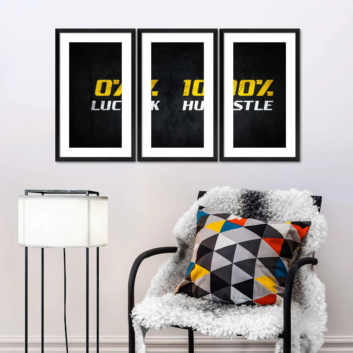 100 Percent Hustle Wall Art