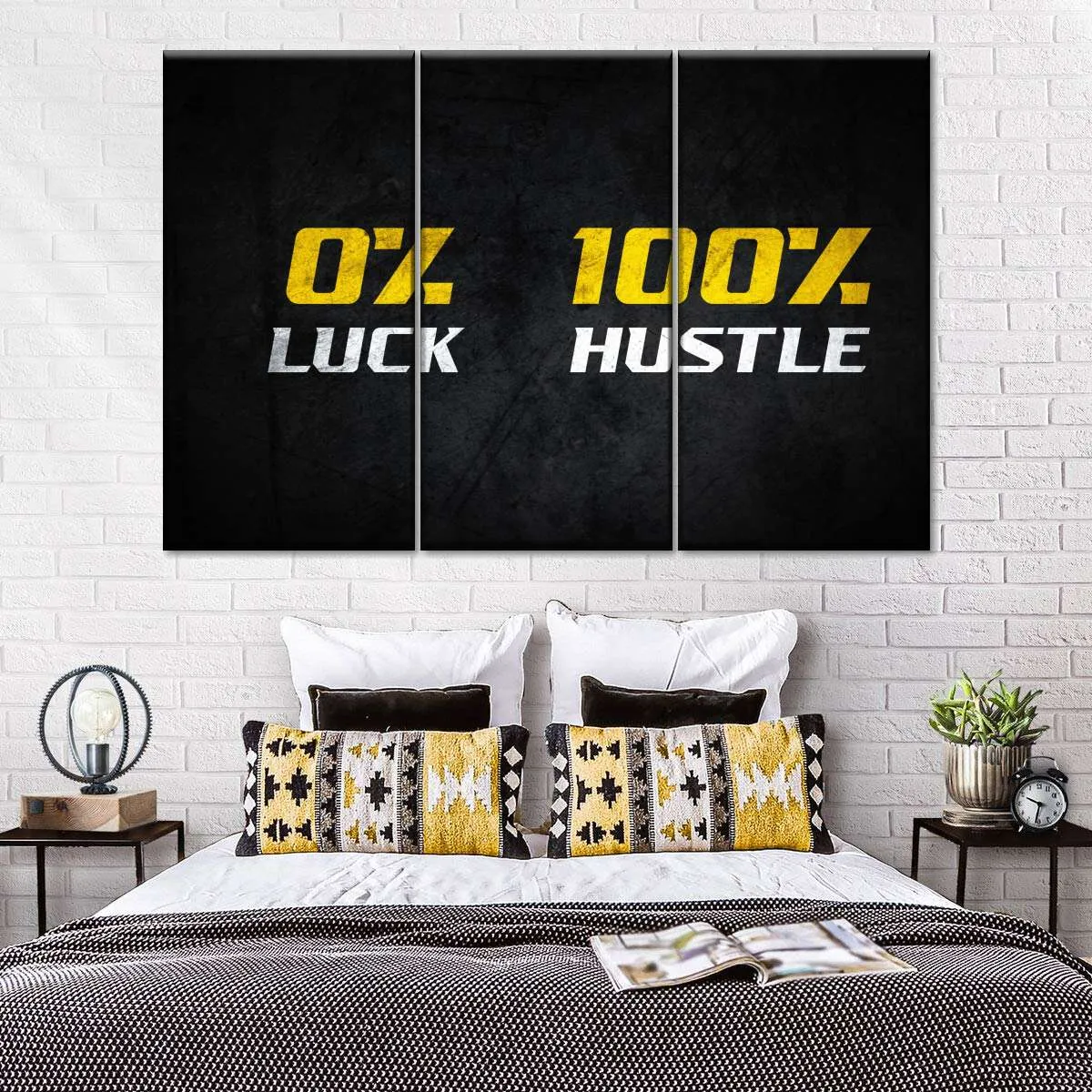 100 Percent Hustle Wall Art