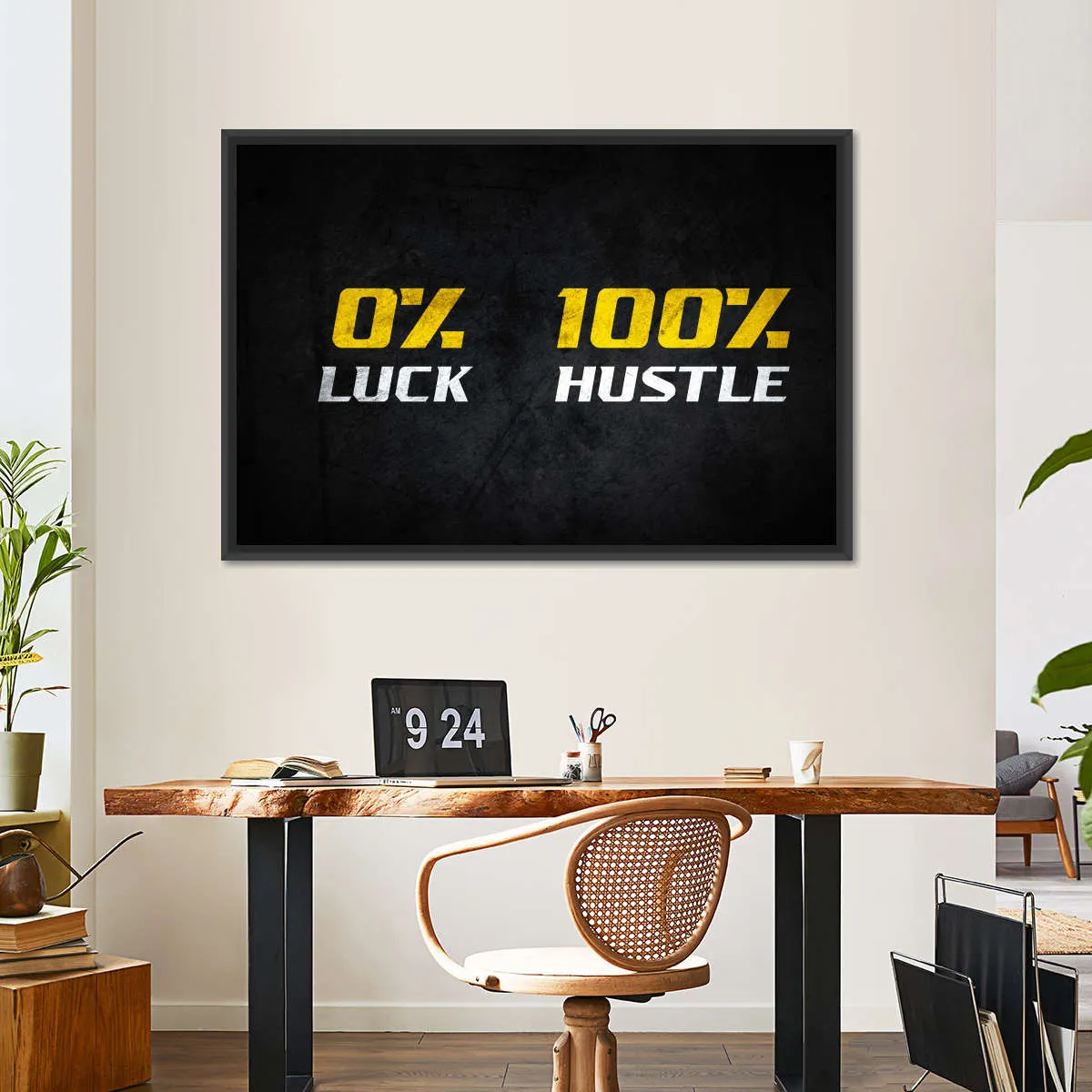 100 Percent Hustle Wall Art