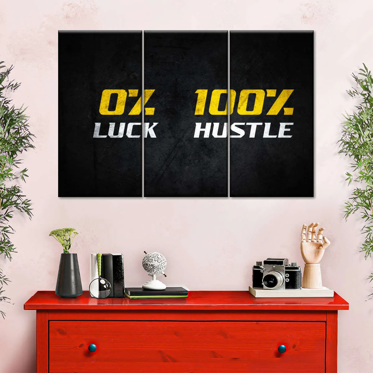 100 Percent Hustle Wall Art