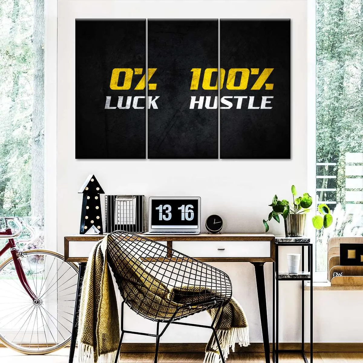 100 Percent Hustle Wall Art