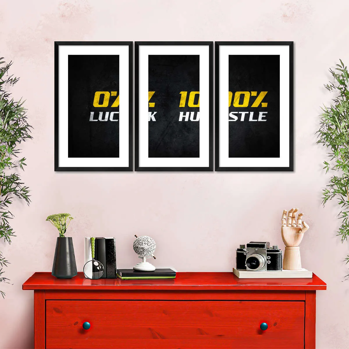 100 Percent Hustle Wall Art