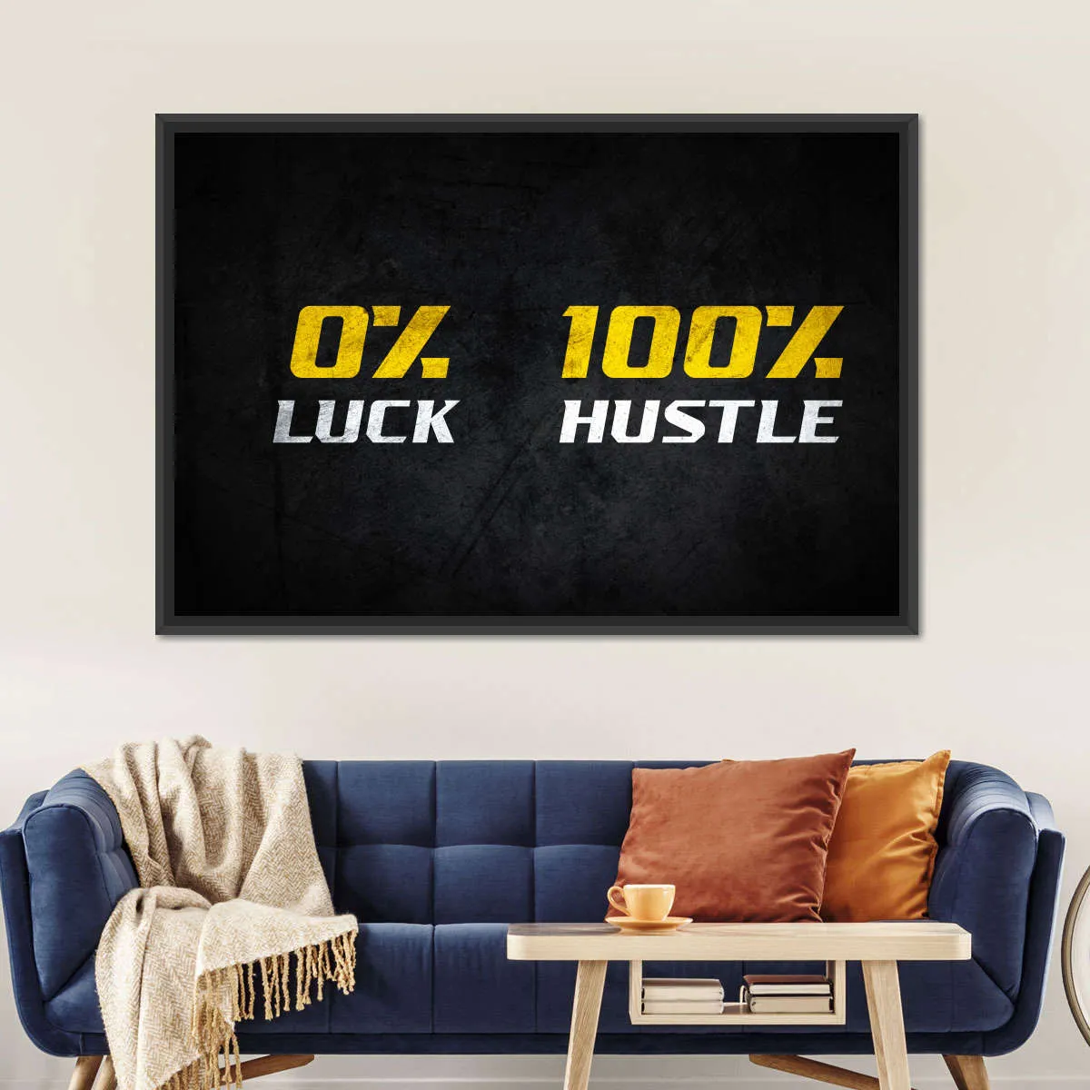 100 Percent Hustle Wall Art