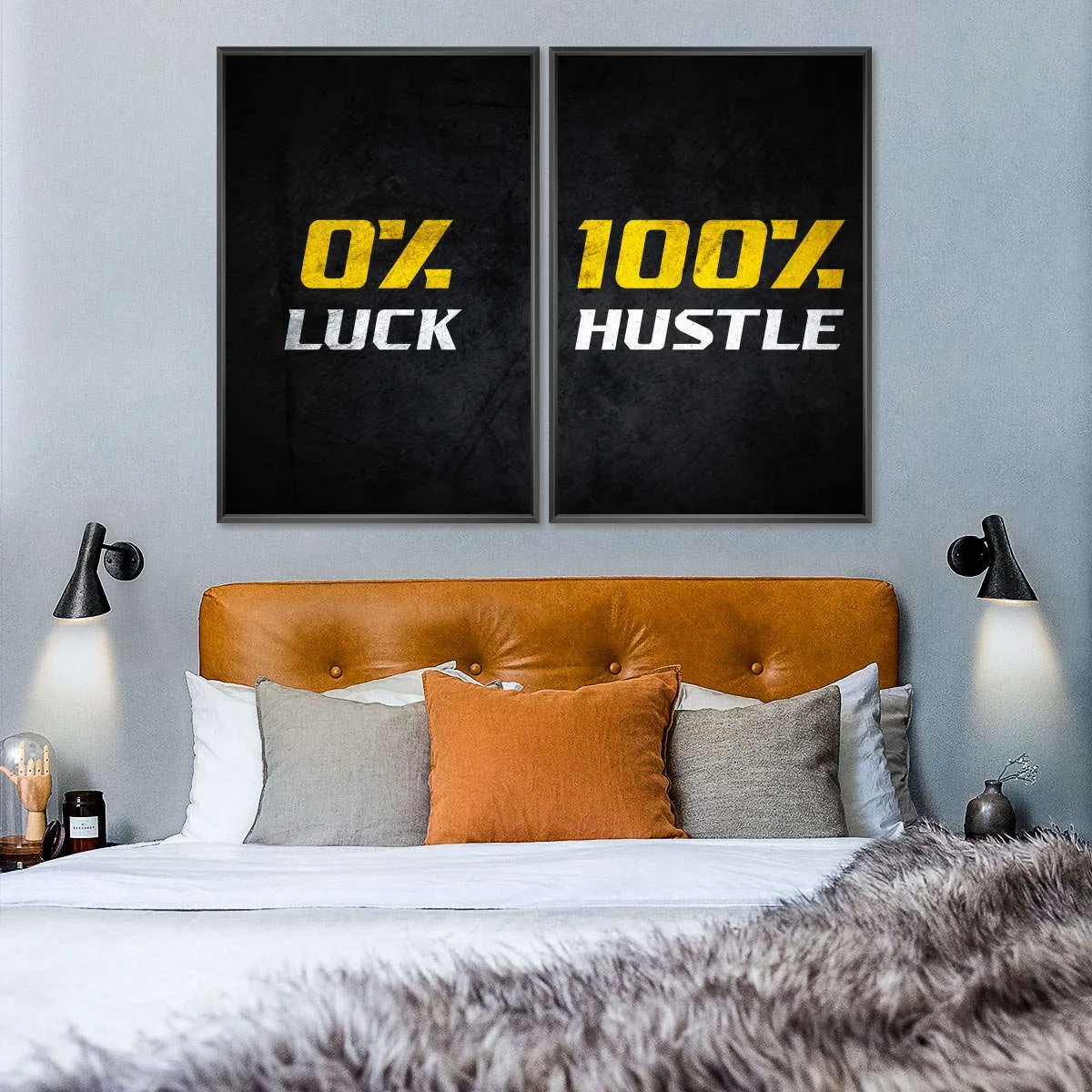 100 Percent Hustle Wall Art