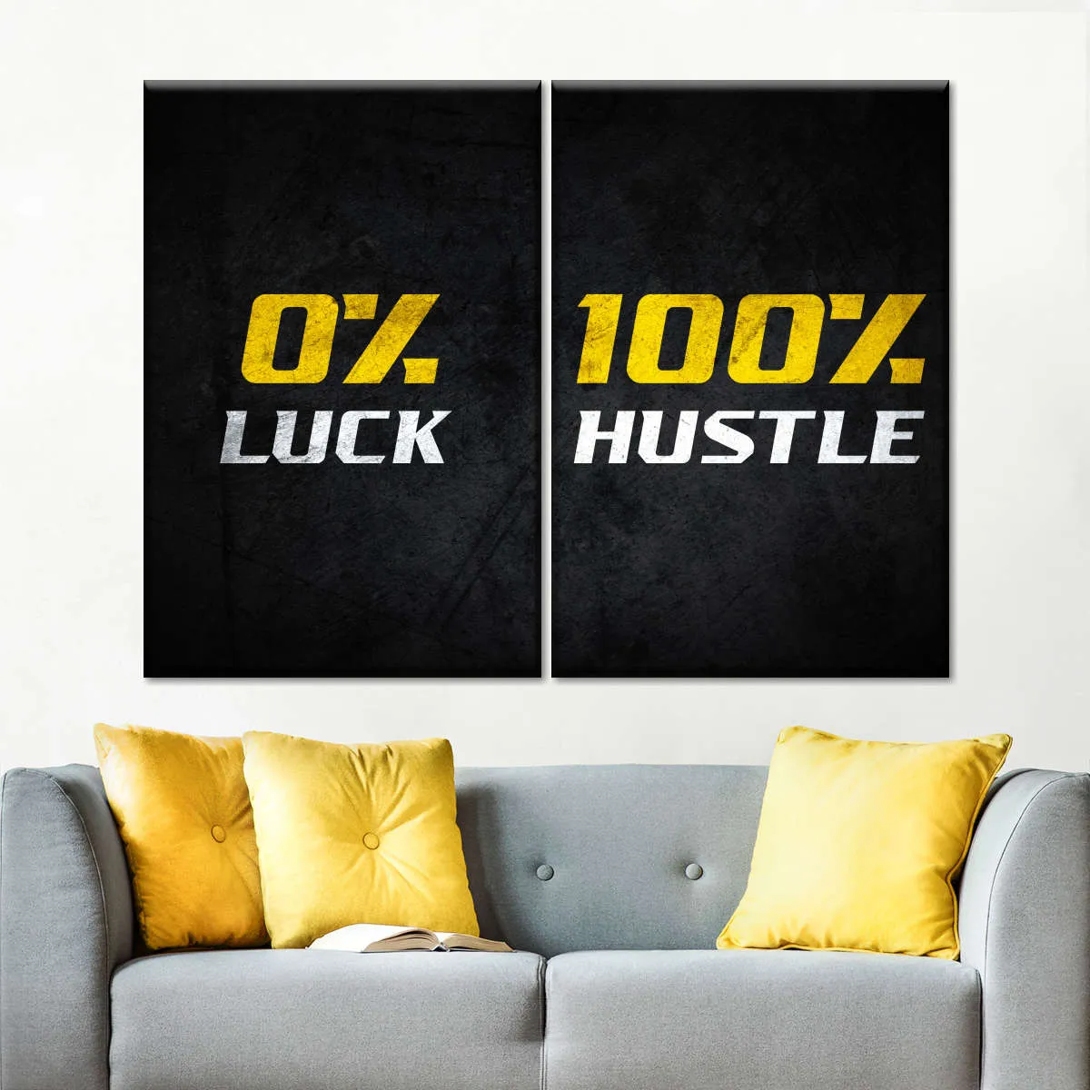 100 Percent Hustle Wall Art