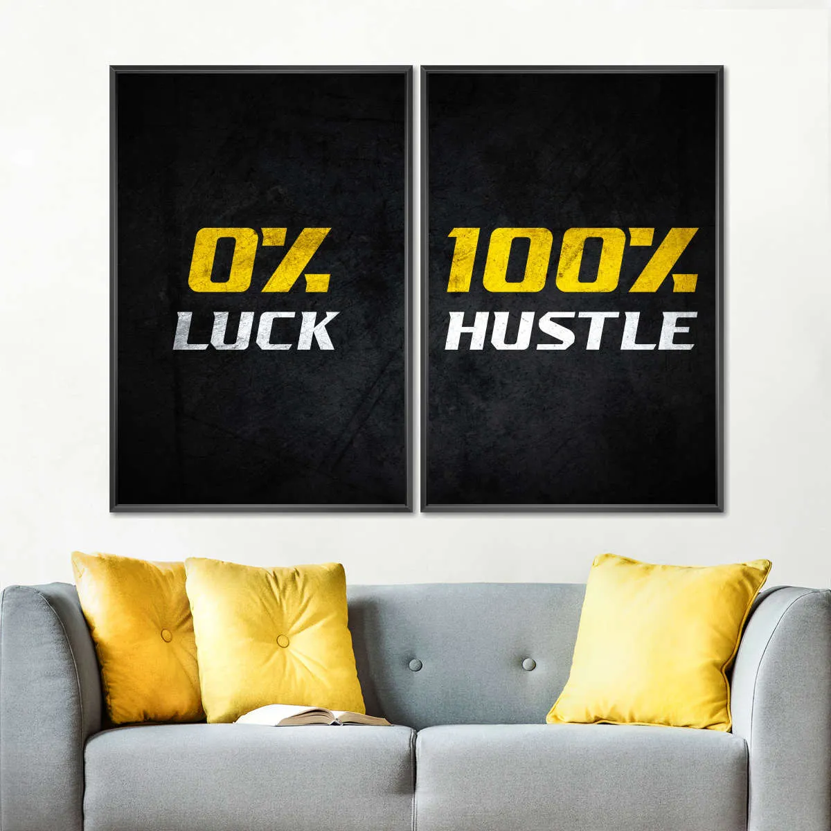 100 Percent Hustle Wall Art