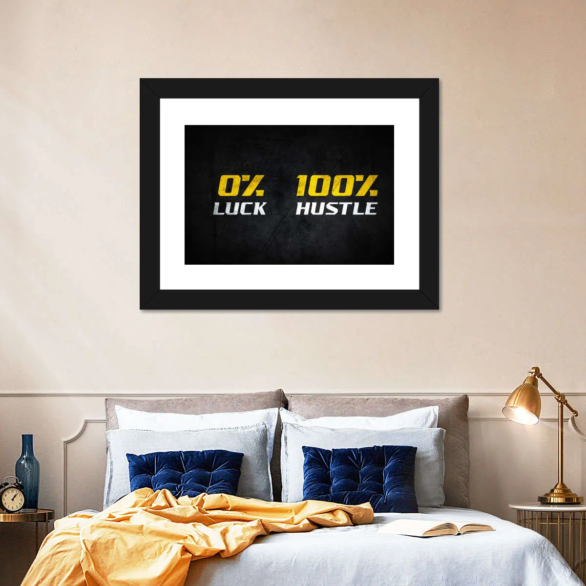 100 Percent Hustle Wall Art