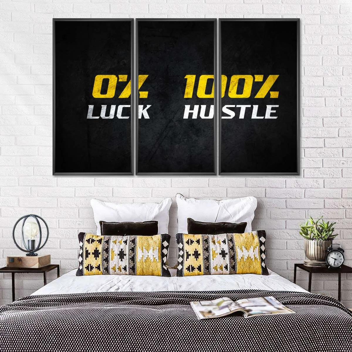 100 Percent Hustle Wall Art