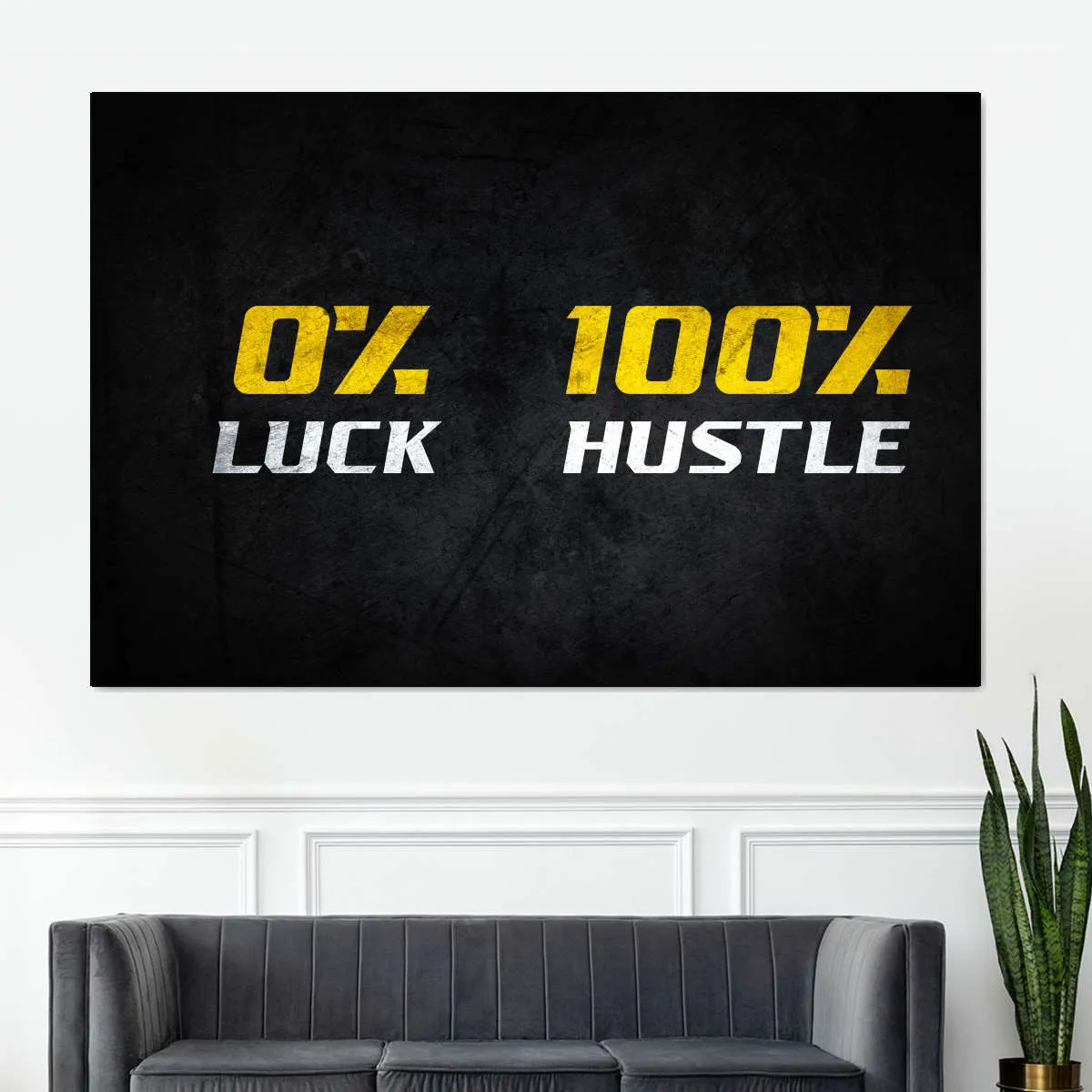 100 Percent Hustle Wall Art