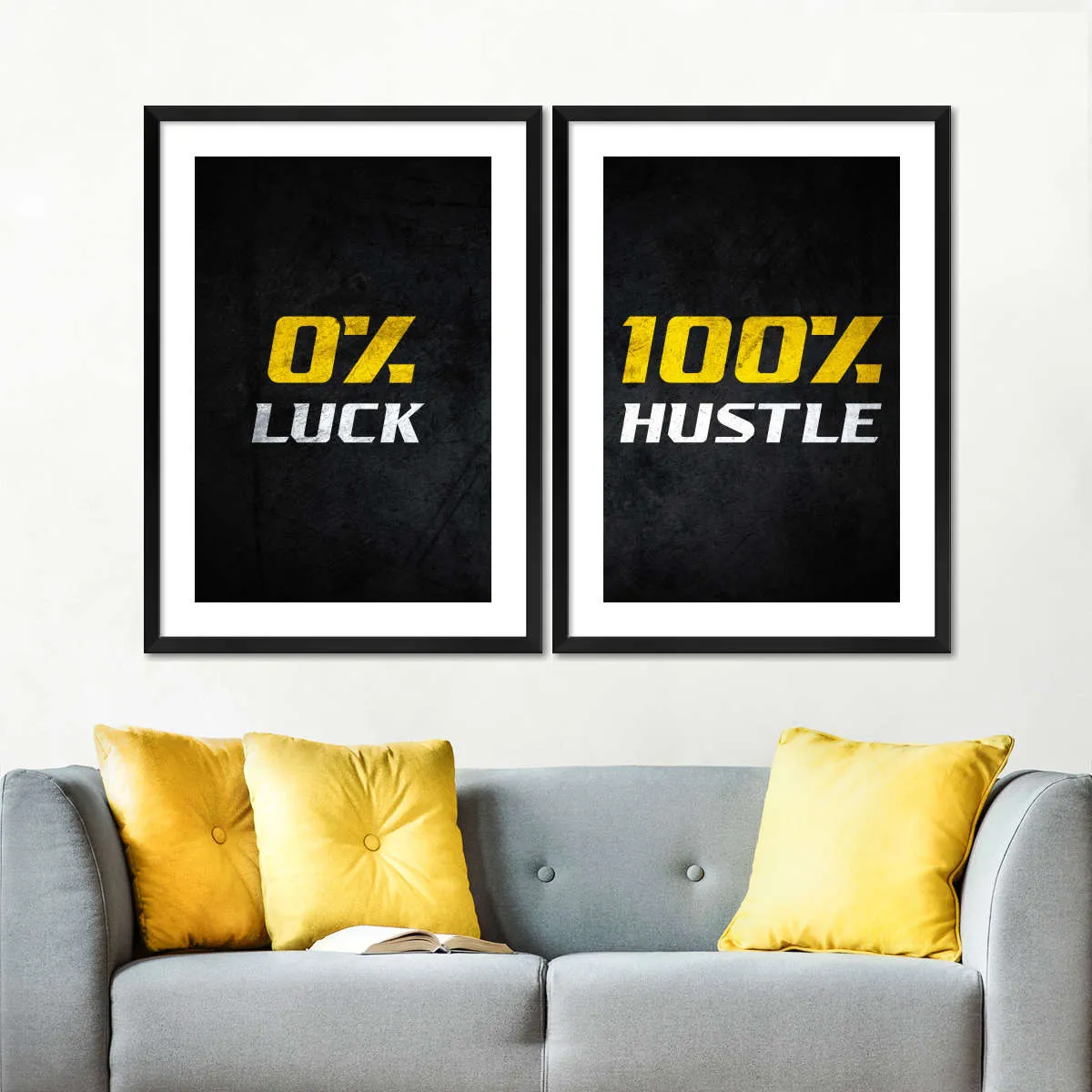 100 Percent Hustle Wall Art