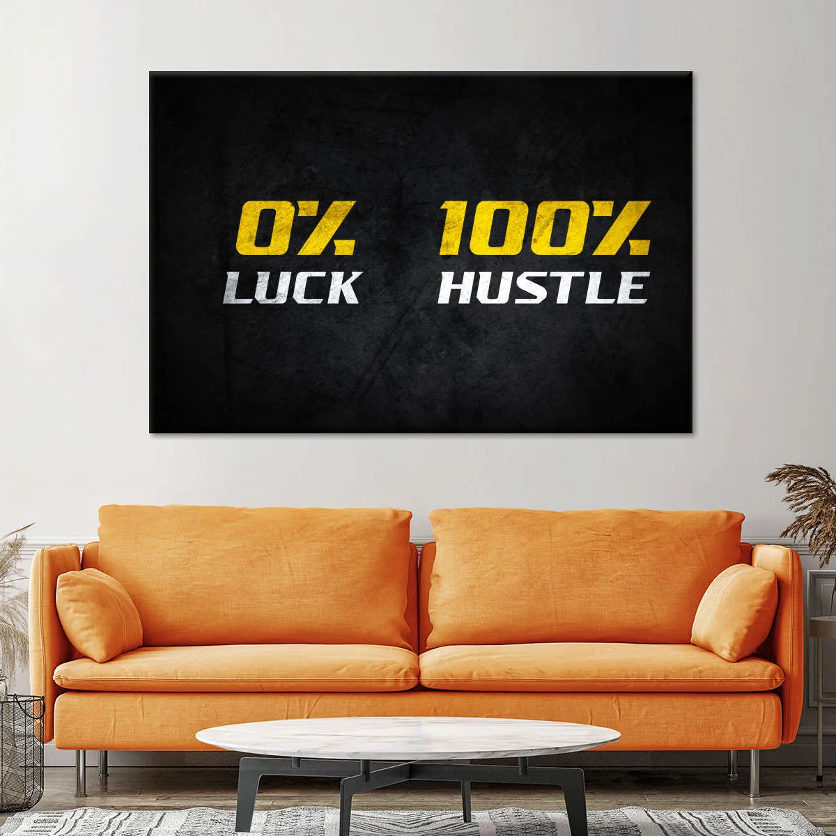 100 Percent Hustle Wall Art