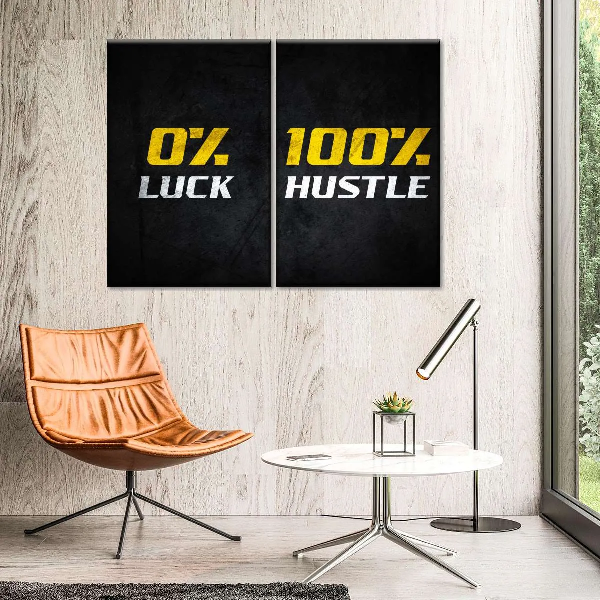 100 Percent Hustle Wall Art