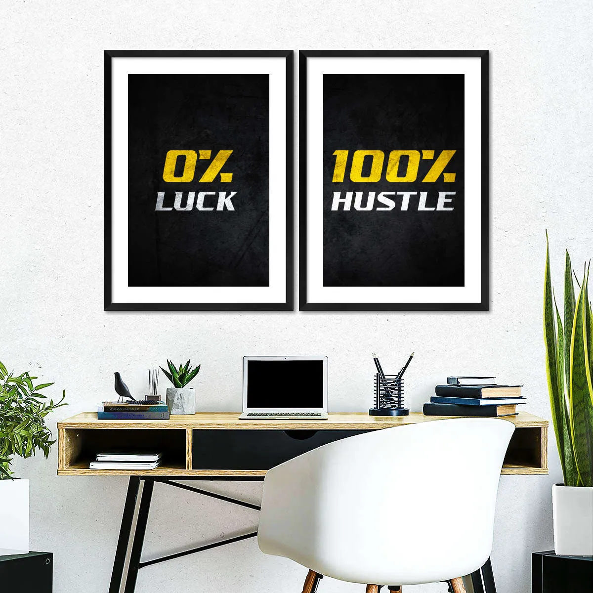 100 Percent Hustle Wall Art