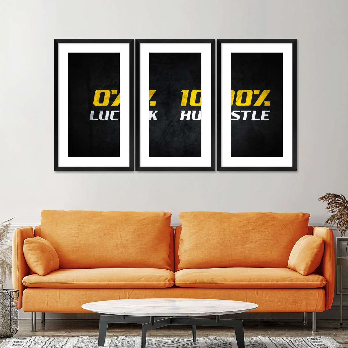 100 Percent Hustle Wall Art