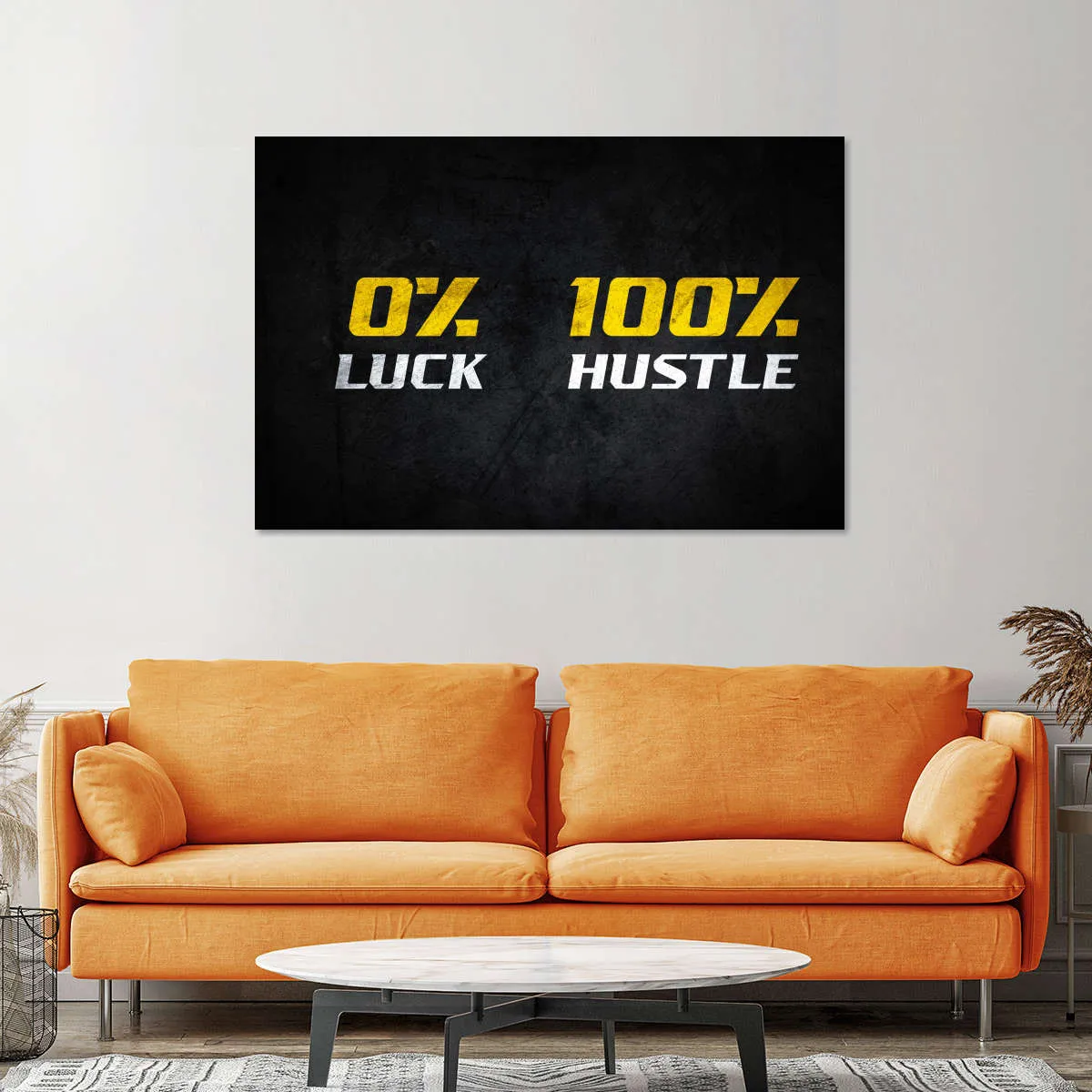 100 Percent Hustle Wall Art