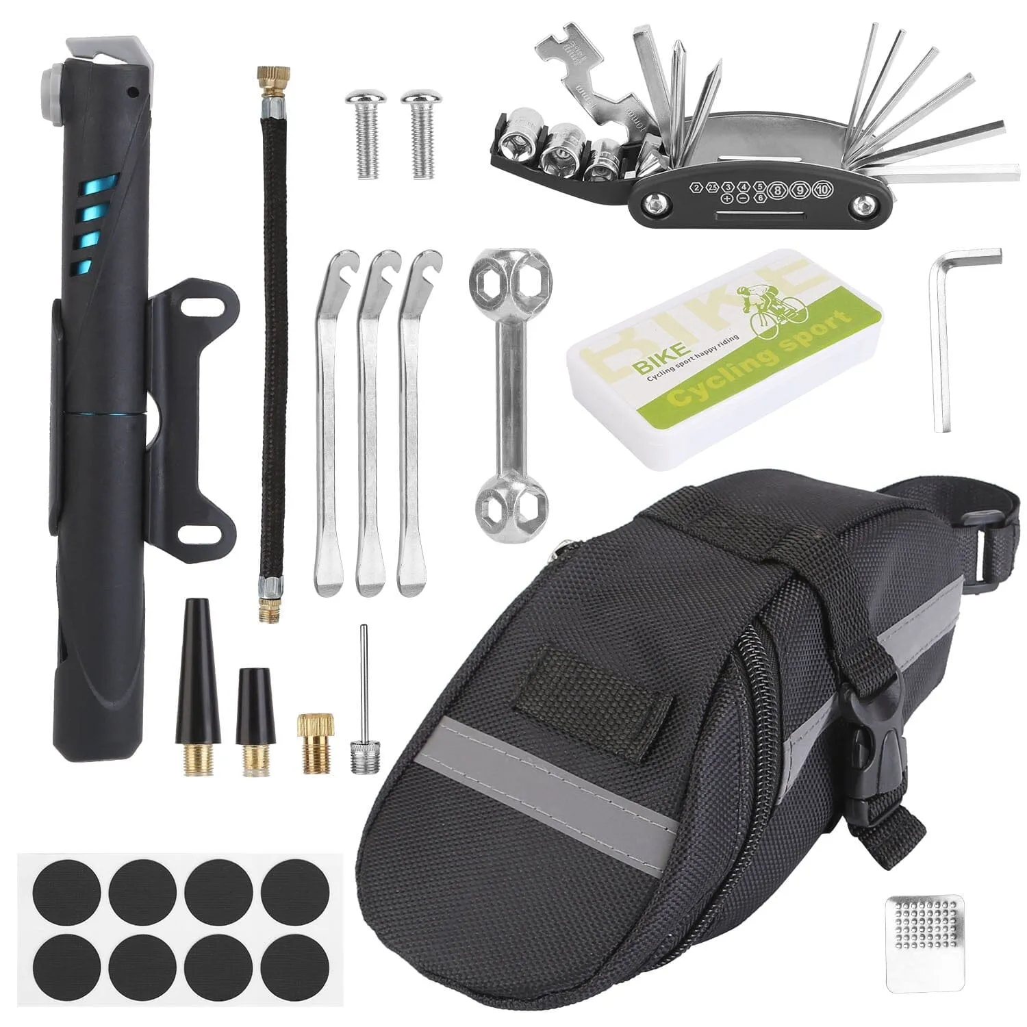 16-in-1 Bicycle Tire Repair Kit