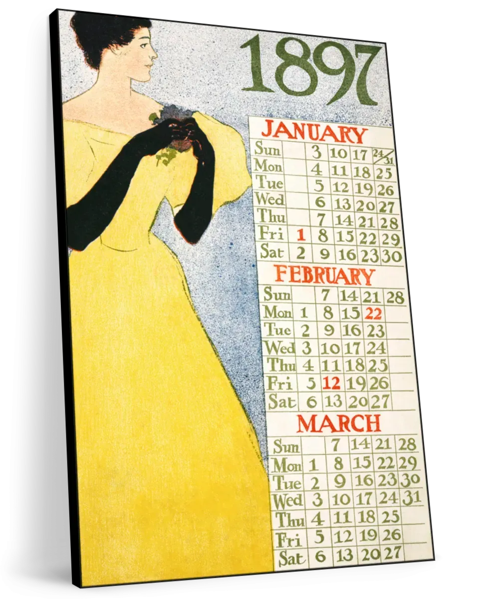 1897 January February March Wall Art