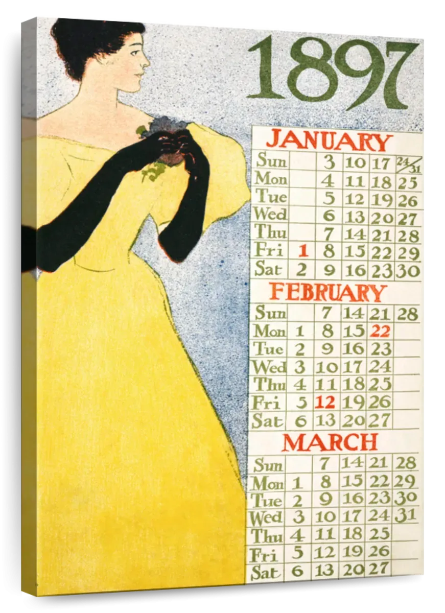 1897 January February March Wall Art