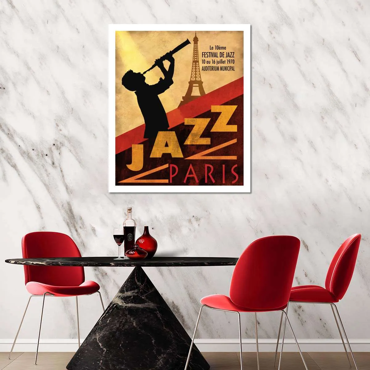 1970 Jazz In Paris Wall Art