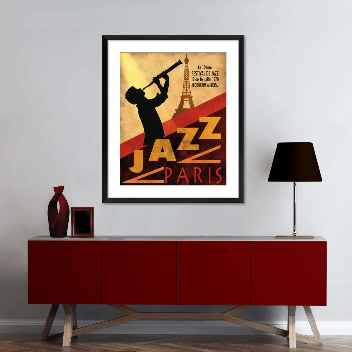 1970 Jazz In Paris Wall Art