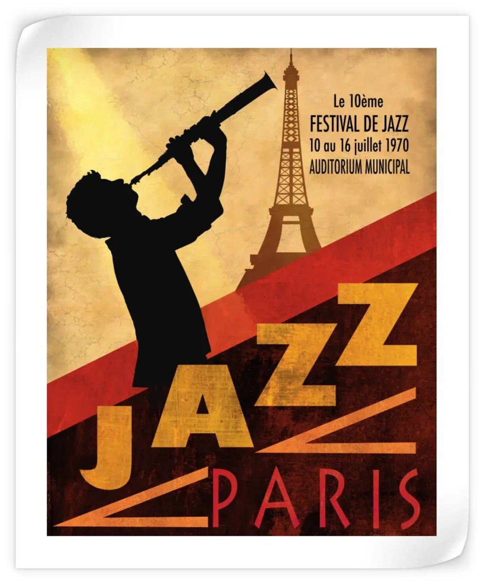 1970 Jazz In Paris Wall Art