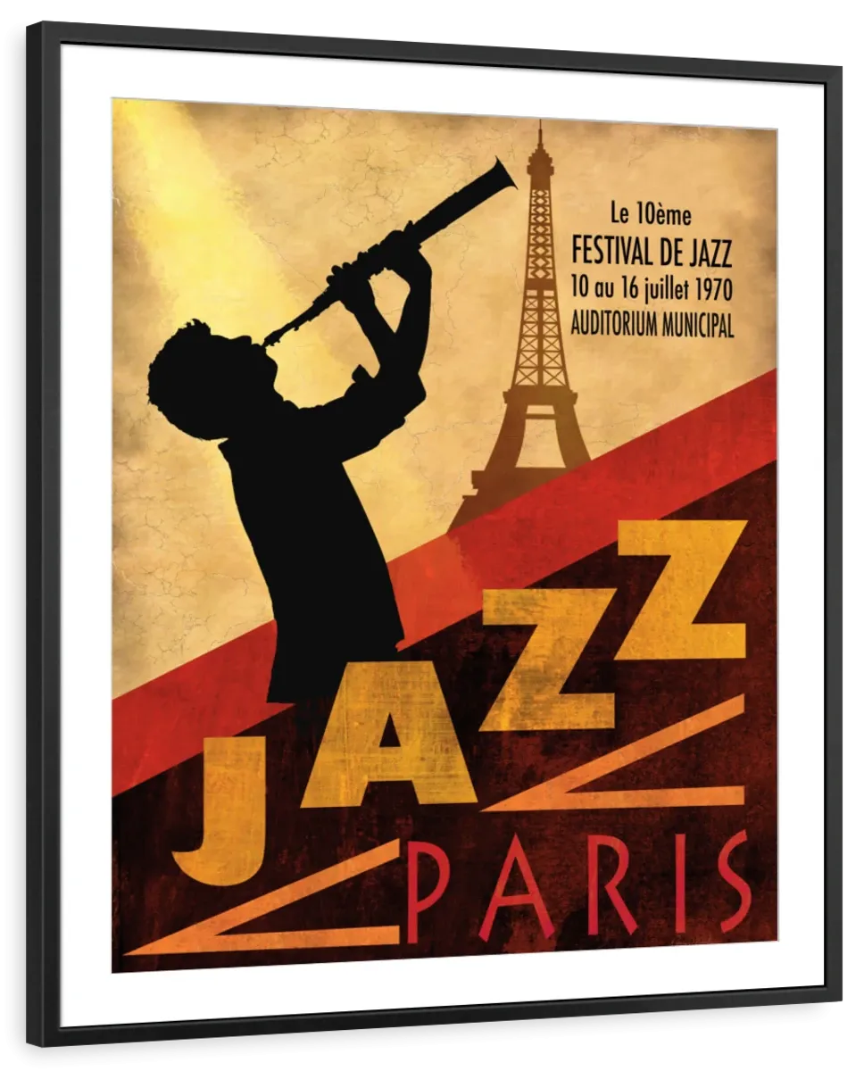 1970 Jazz In Paris Wall Art