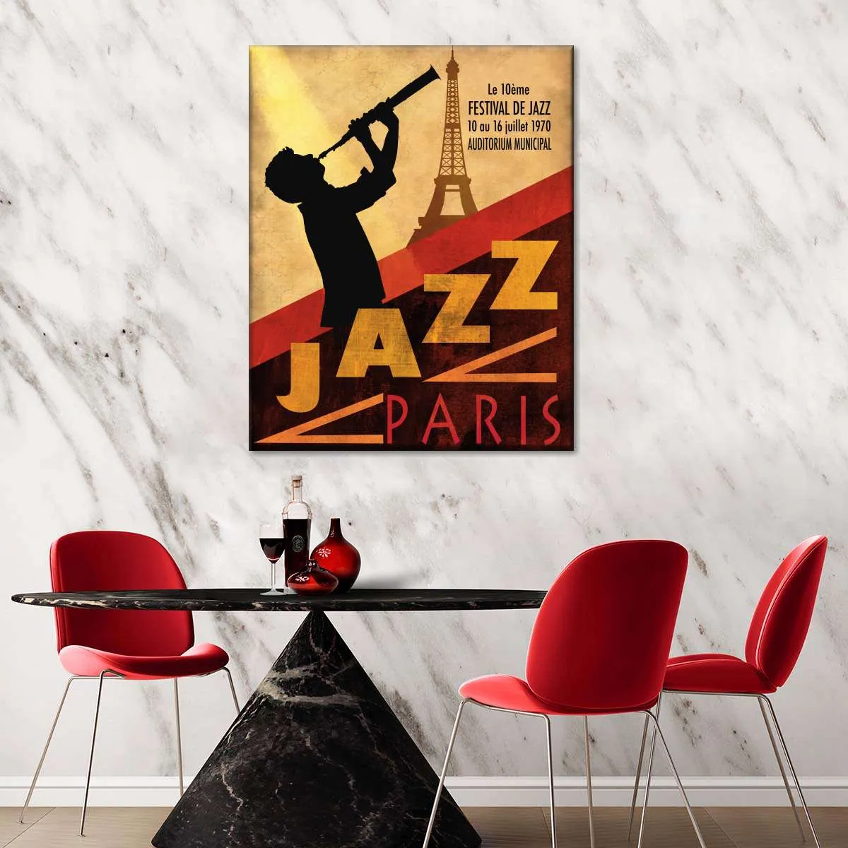 1970 Jazz In Paris Wall Art