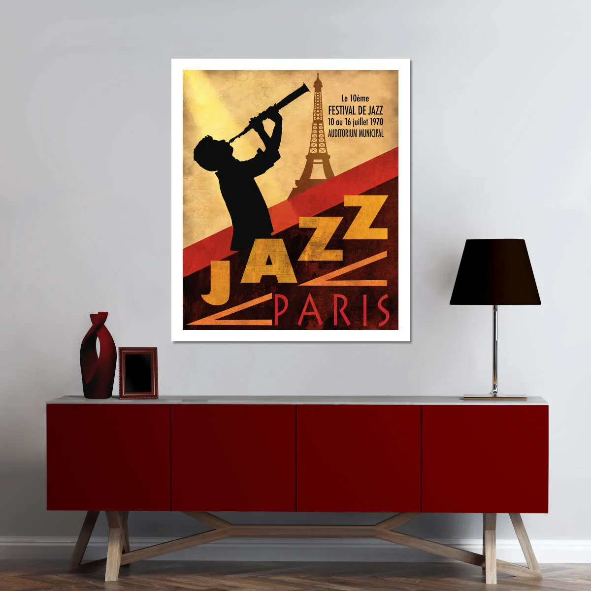 1970 Jazz In Paris Wall Art