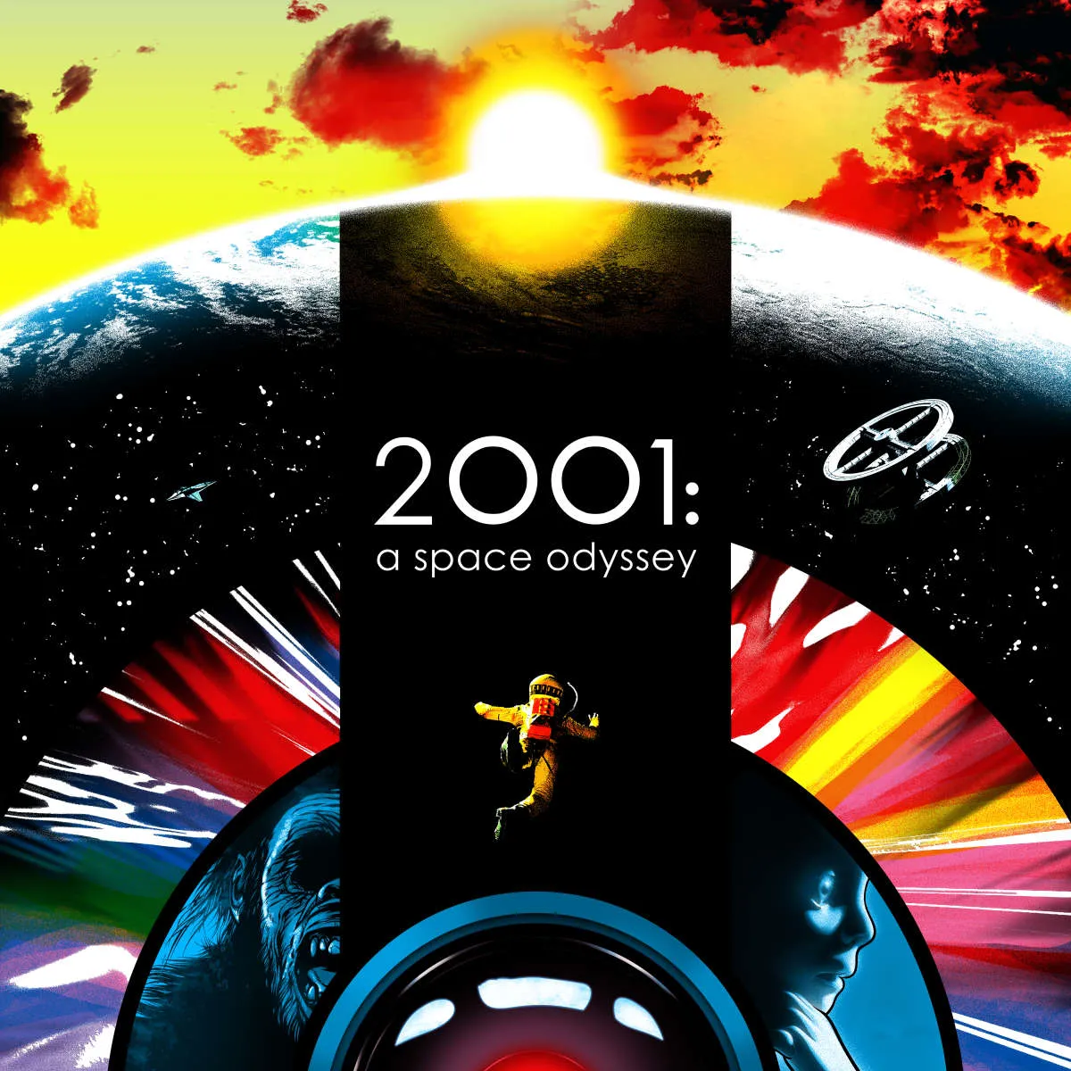 2001 - A Space Odyssey Wall Art