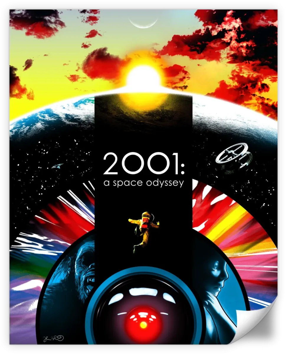 2001 - A Space Odyssey Wall Art