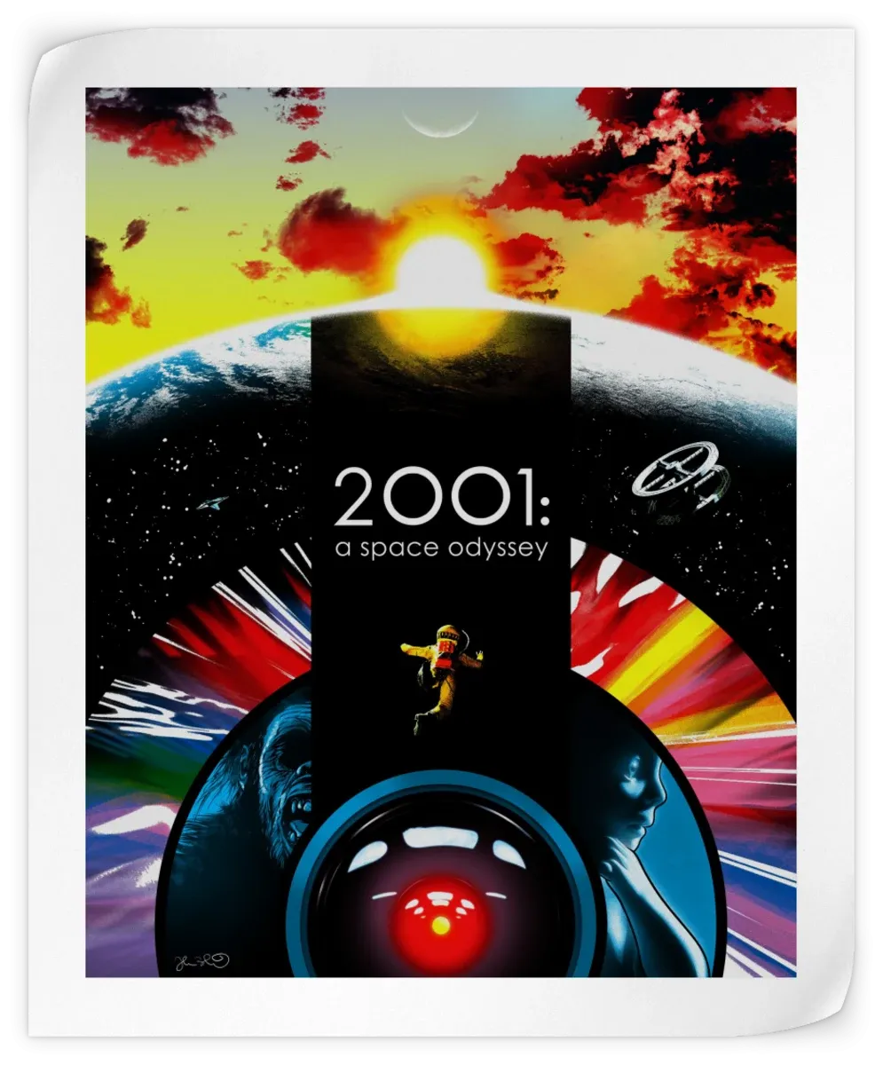 2001 - A Space Odyssey Wall Art