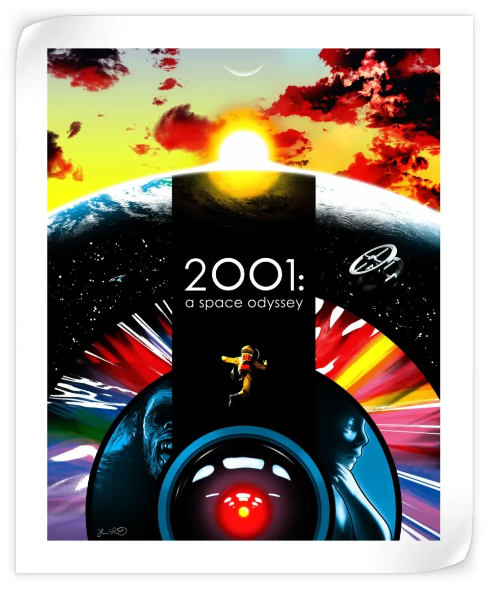 2001 - A Space Odyssey Wall Art